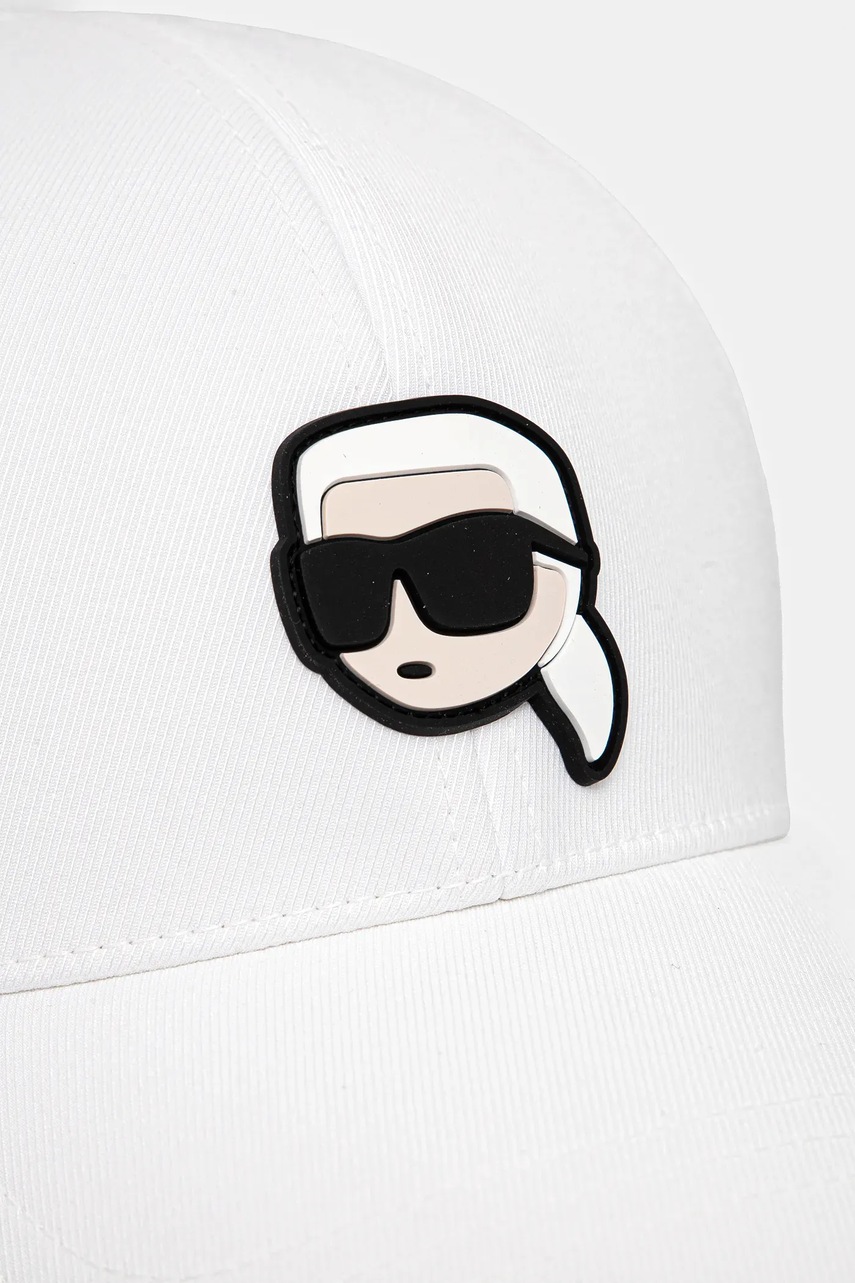 Кепка Karl Lagerfeld цвет белый с аппликацией 551122.805615 Кепка Karl Lagerfeld цвет белый с аппликацией 551122.805615