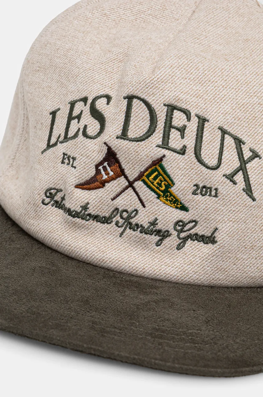 Кепка Les Deux цвет зелёный с аппликацией LDM703038 Кепка Les Deux цвет зелёный с аппликацией LDM703038