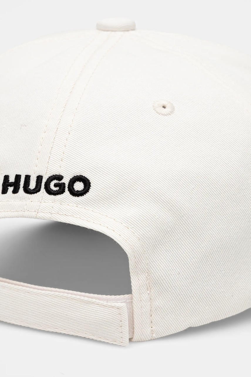 Hugo Blue pamut baseball sapka bézs, nyomott mintás, 50535368 termék 2. képe