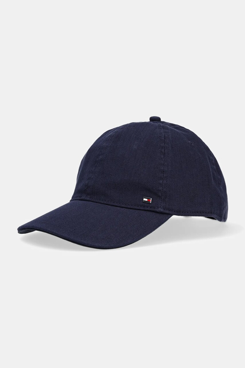 Levně Bavlněná baseballová čepice Tommy Hilfiger tmavomodrá barva, AM0AM13006