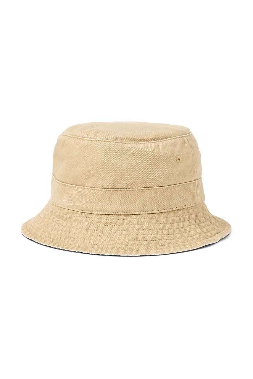 Шляпа из хлопка Polo Ralph Lauren цвет бежевый хлопковый 710957163 Шляпа из хлопка Polo Ralph Lauren цвет бежевый хлопковый 710957163