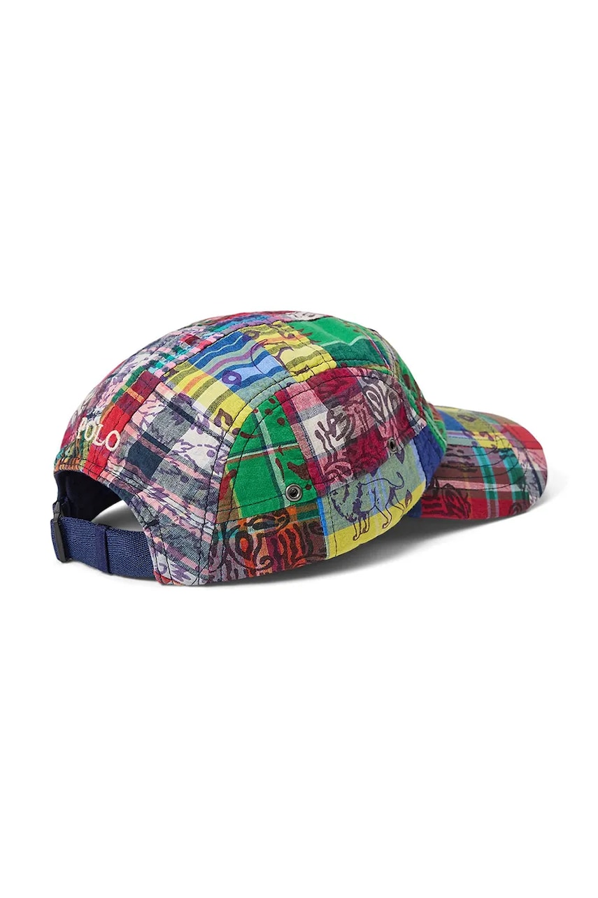 Хлопковая кепка Polo Ralph Lauren узор 710958067 Хлопковая кепка Polo Ralph Lauren узор 710958067