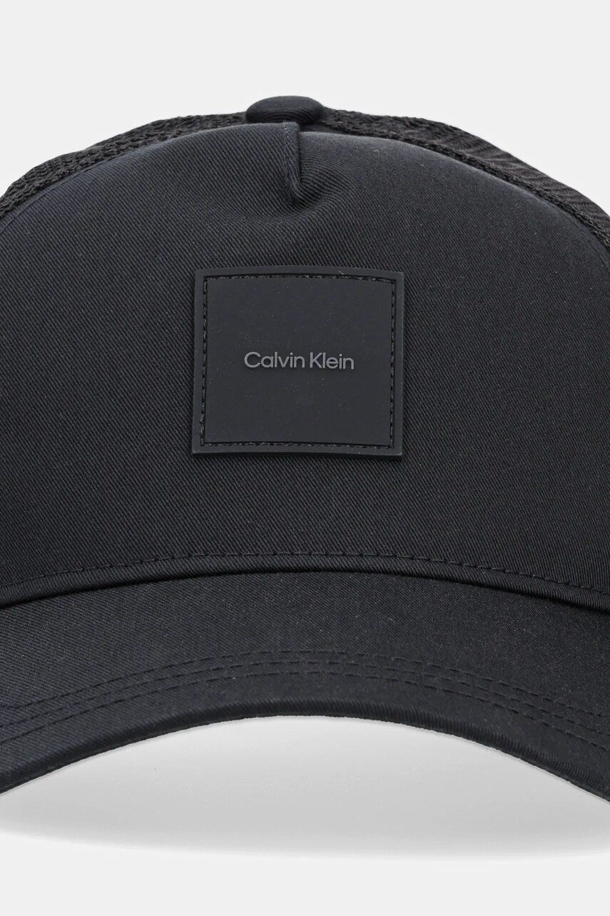 Кепка Calvin Klein цвет чёрный с аппликацией K50K512615 Кепка Calvin Klein цвет чёрный с аппликацией K50K512615