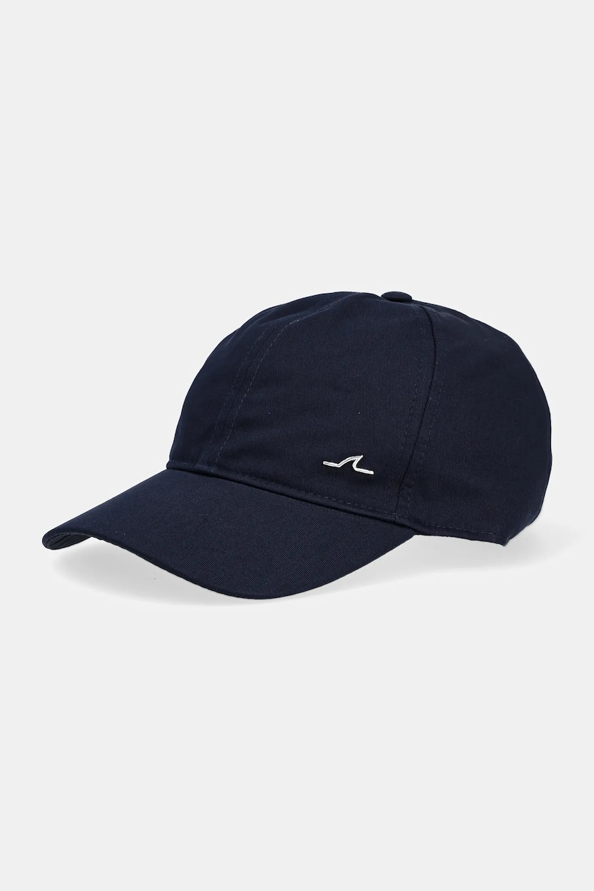 Paul&Shark șapcă de baseball din bumbac culoarea bleumain, neted, 25417118