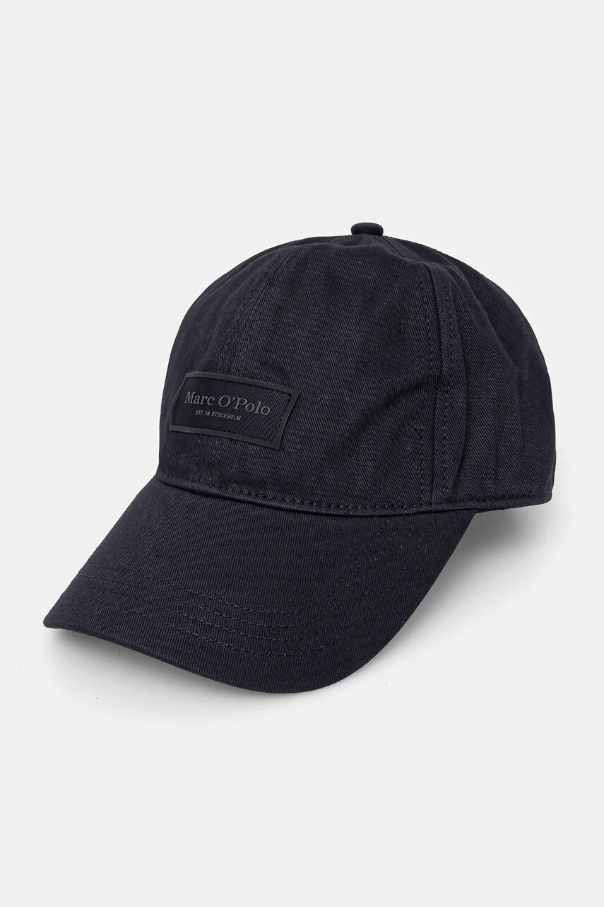 Marc O\'Polo șapcă de baseball din bumbac culoarea bleumarin, cu imprimeu, 520803801008