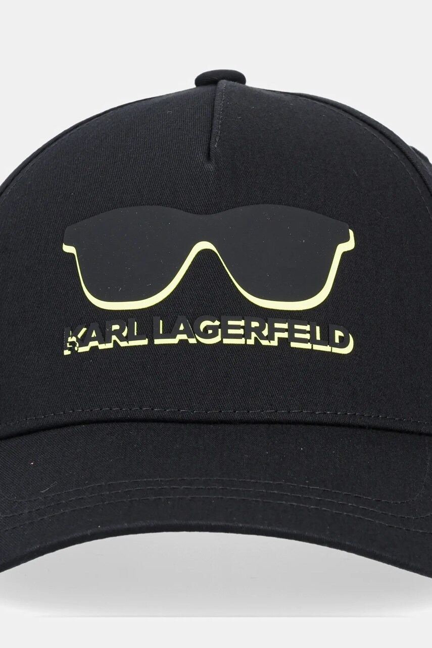 Кепка Karl Lagerfeld цвет чёрный с принтом 552123.805623 Кепка Karl Lagerfeld цвет чёрный с принтом 552123.805623