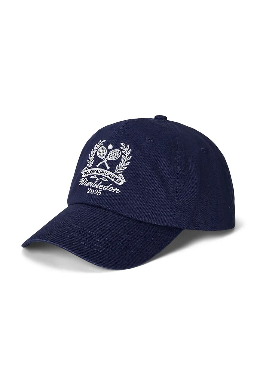 Levně Bavlněná baseballová čepice Polo Ralph Lauren tmavomodrá barva, s aplikací, 710970539