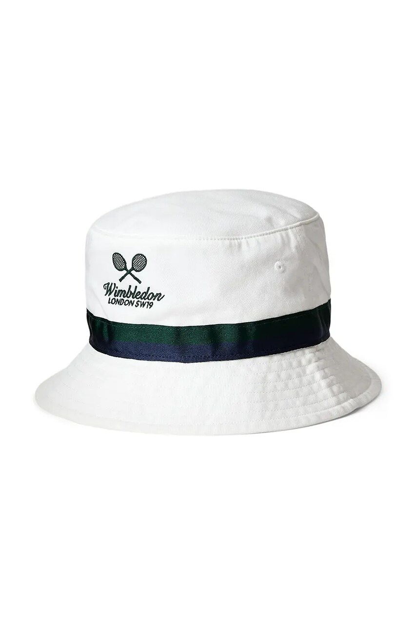 Levně Bavlněný klobouk Polo Ralph Lauren bílá barva, 710970546