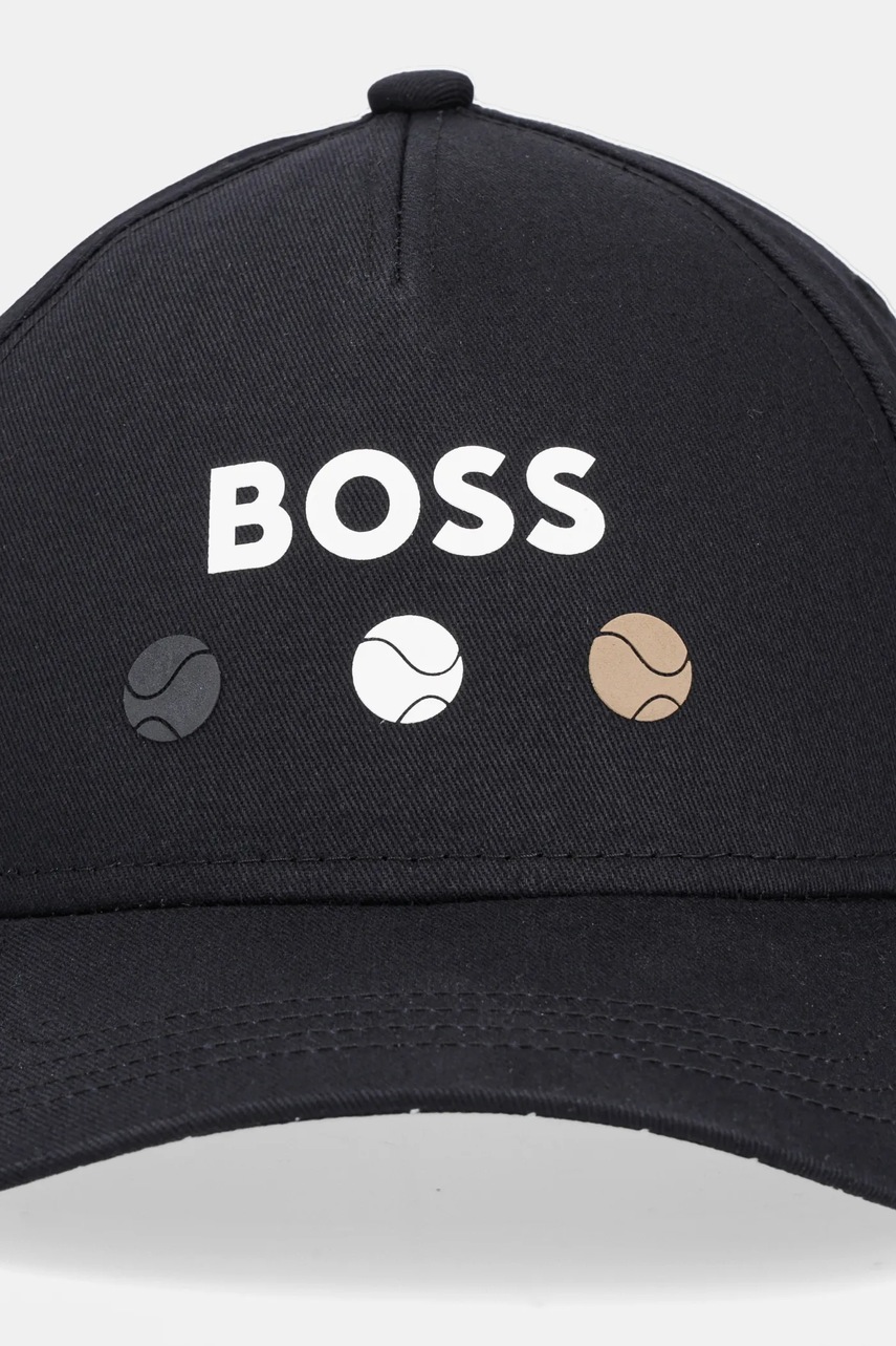 Bavlněná baseballová čepice BOSS Green