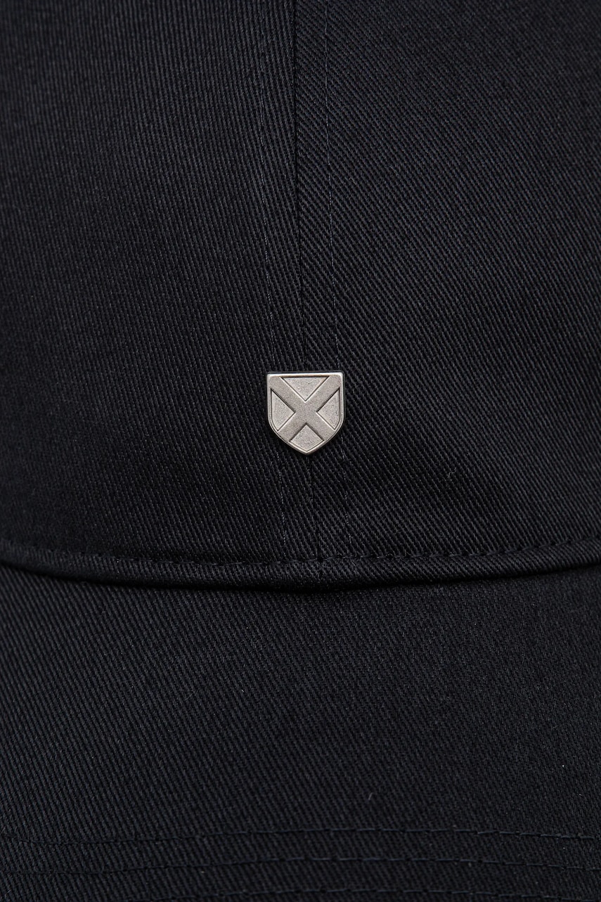 Хлопковая кепка Barbour Cascade Shield Cap цвет синий однотонная MHA0902 Хлопковая кепка Barbour Cascade Shield Cap цвет синий однотонная MHA0902
