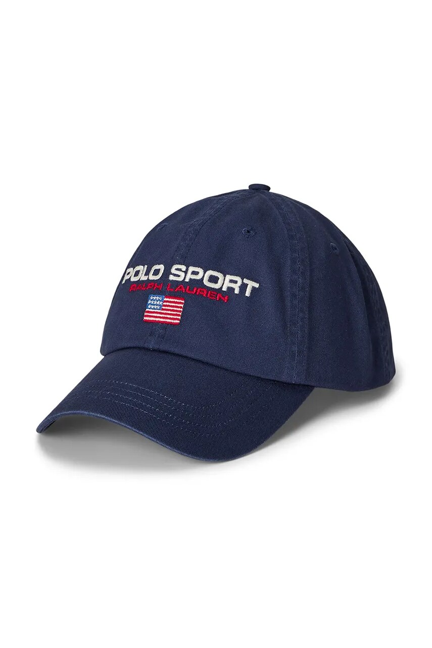 Levně Bavlněná baseballová čepice Polo Ralph Lauren tmavomodrá barva, s aplikací, 710968730