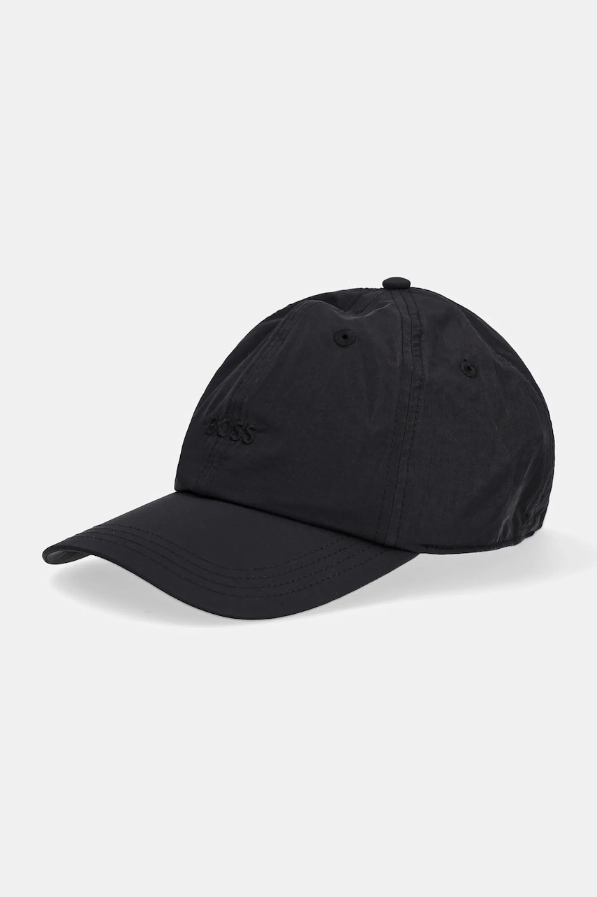 BOSS Orange șapcă culoarea negru, neted, 50533339 BOSS Orange șapcă culoarea negru, neted, 50533339