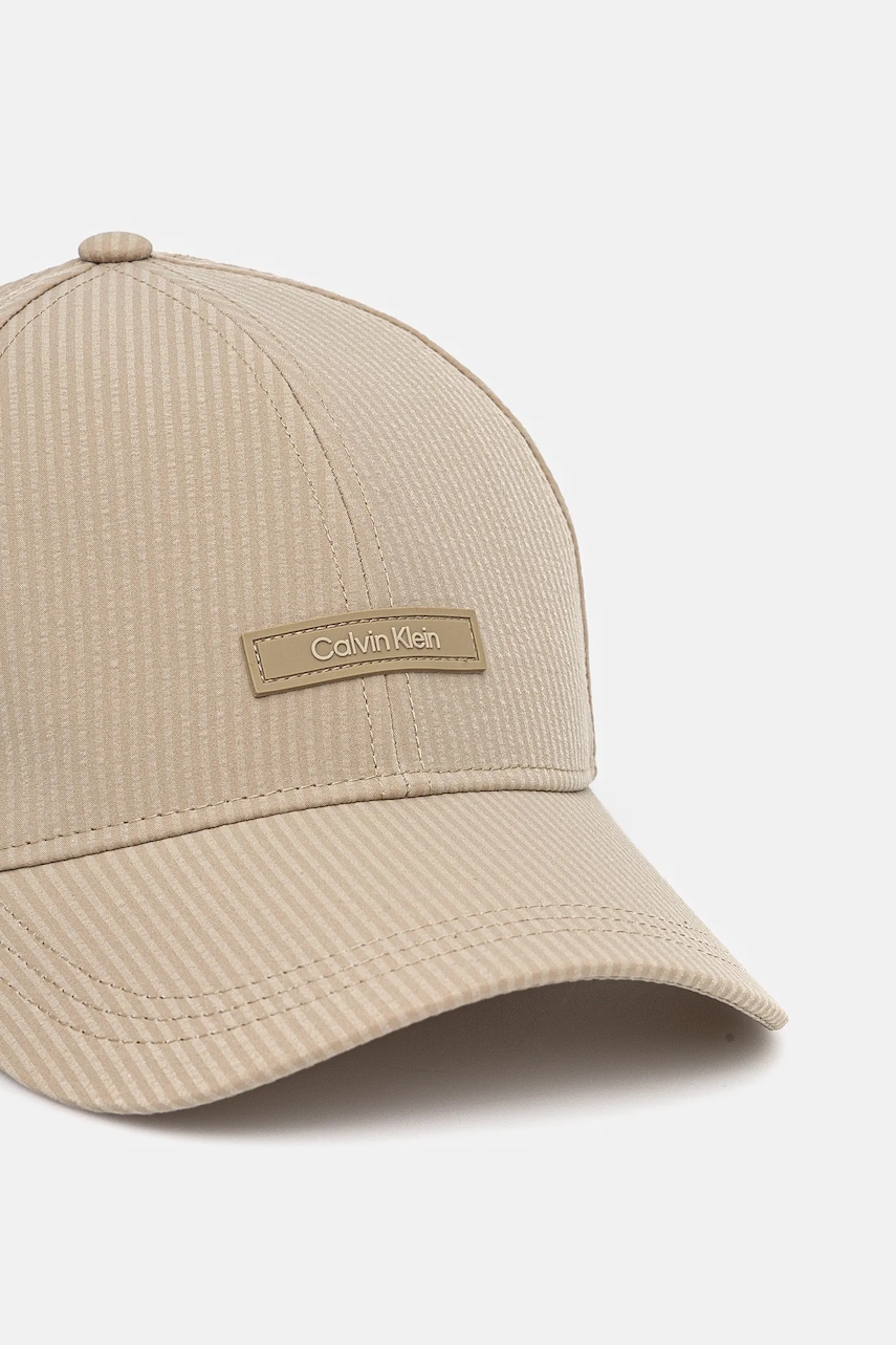 Кепка Calvin Klein мужская цвет зелёный с аппликацией K50K512974 Кепка Calvin Klein мужская цвет зелёный с аппликацией K50K512974