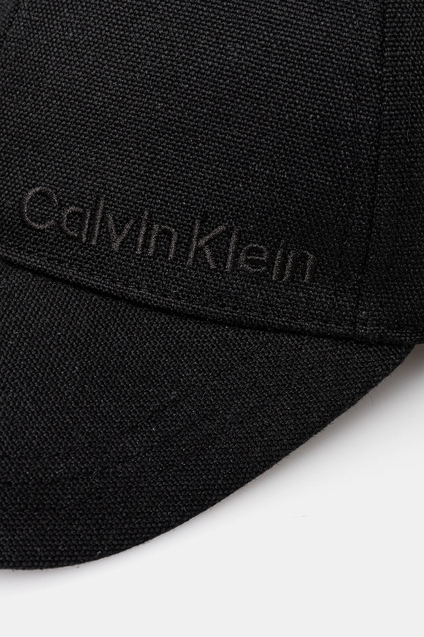 Кепка Calvin Klein цвет чёрный однотонная K50K512978 Кепка Calvin Klein цвет чёрный однотонная K50K512978