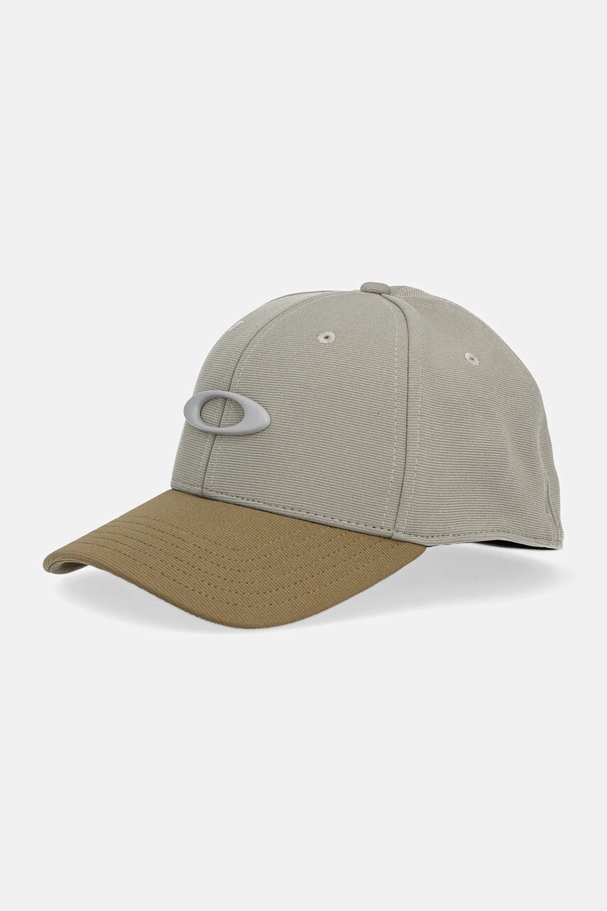 Levně Kšiltovka Oakley zelená barva, s aplikací, 911545.BCM