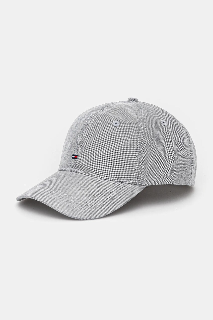 Levně Bavlněná baseballová čepice Tommy Hilfiger modrá barva, AM0AM13160