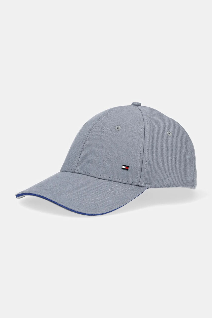 Levně Bavlněná baseballová čepice Tommy Hilfiger šedá barva, AM0AM13164