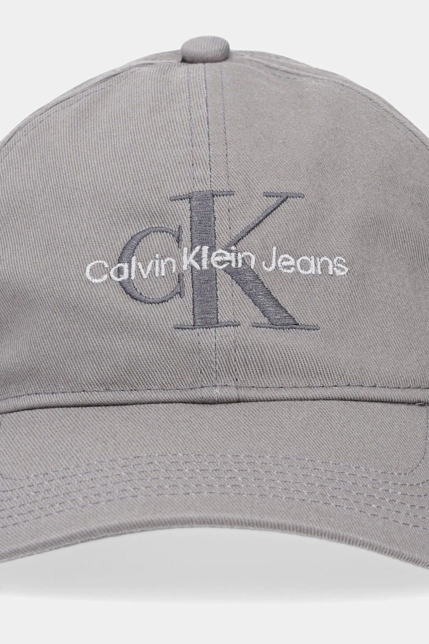 Хлопковая кепка Calvin Klein Jeans цвет красный с аппликацией LV04G5004G