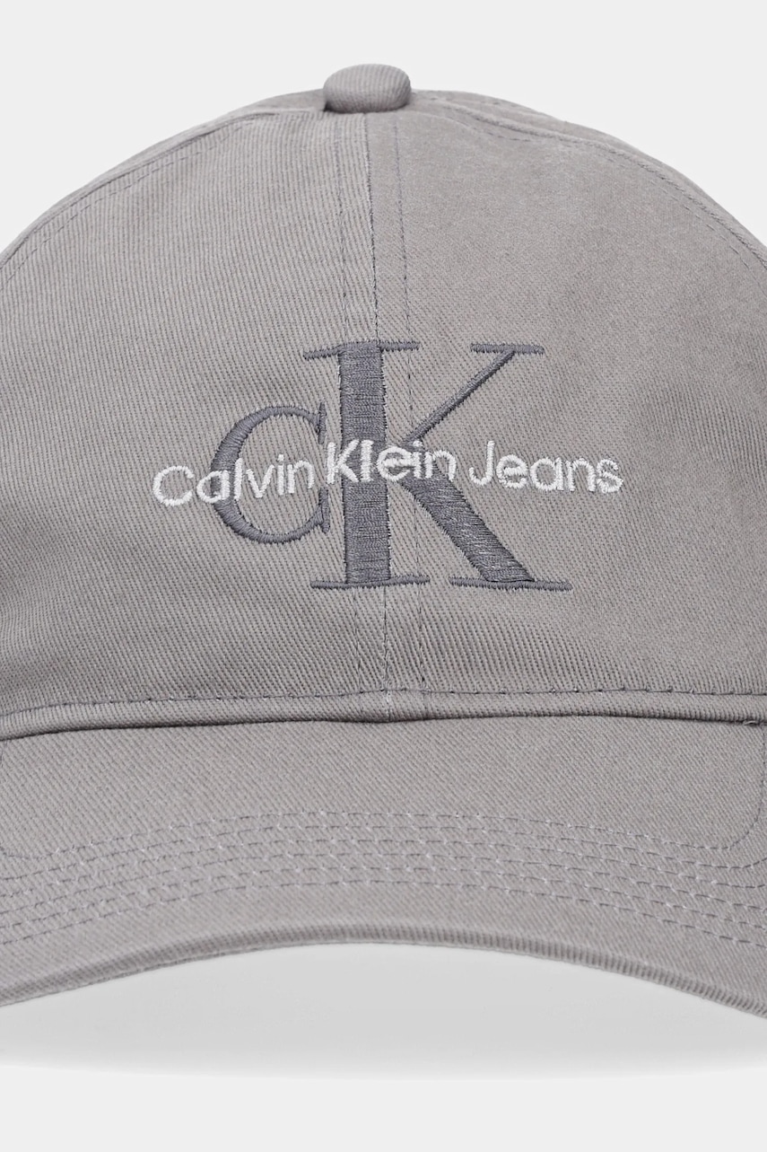 Calvin Klein čiapka so šiltom pánska bavlnená