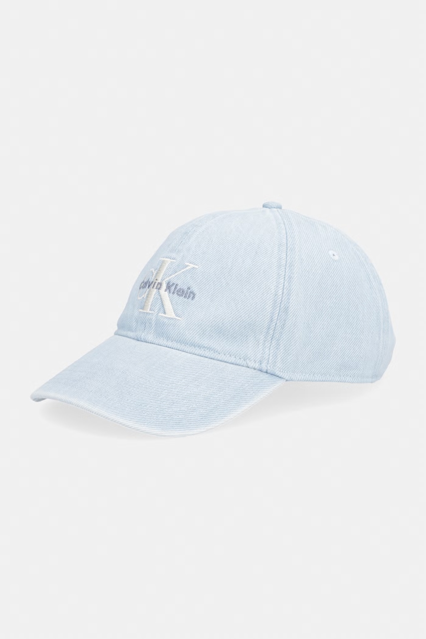 Calvin Klein czapka bejsbolówka męska jeansowa