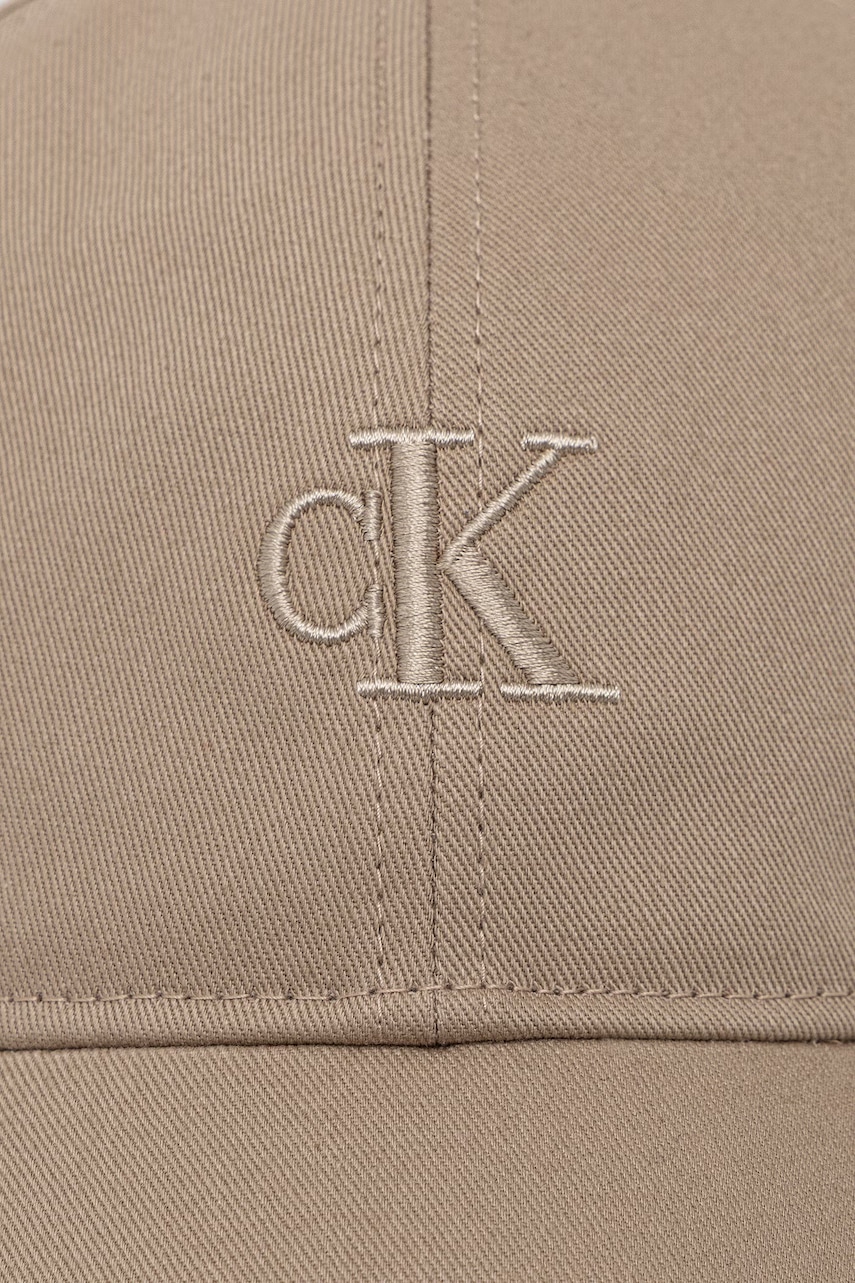 Calvin Klein čiapka so šiltom pánska bavlnená