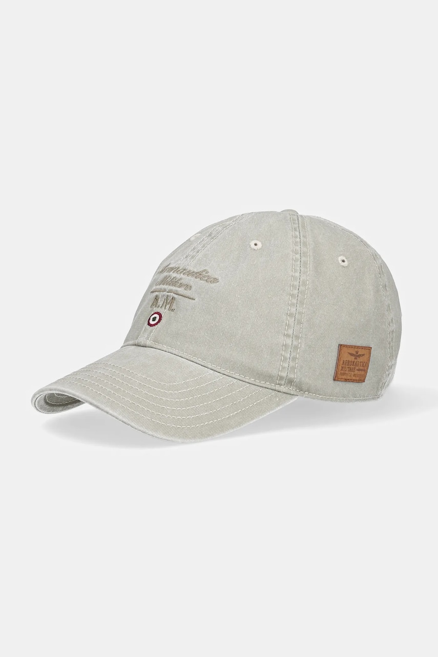 Aeronautica Militare șapcă de baseball din bumbac culoarea verde, cu imprimeu, HA1204CT2476 Aeronautica Militare șapcă de baseball din bumbac culoarea verde, cu imprimeu, HA1204CT2476