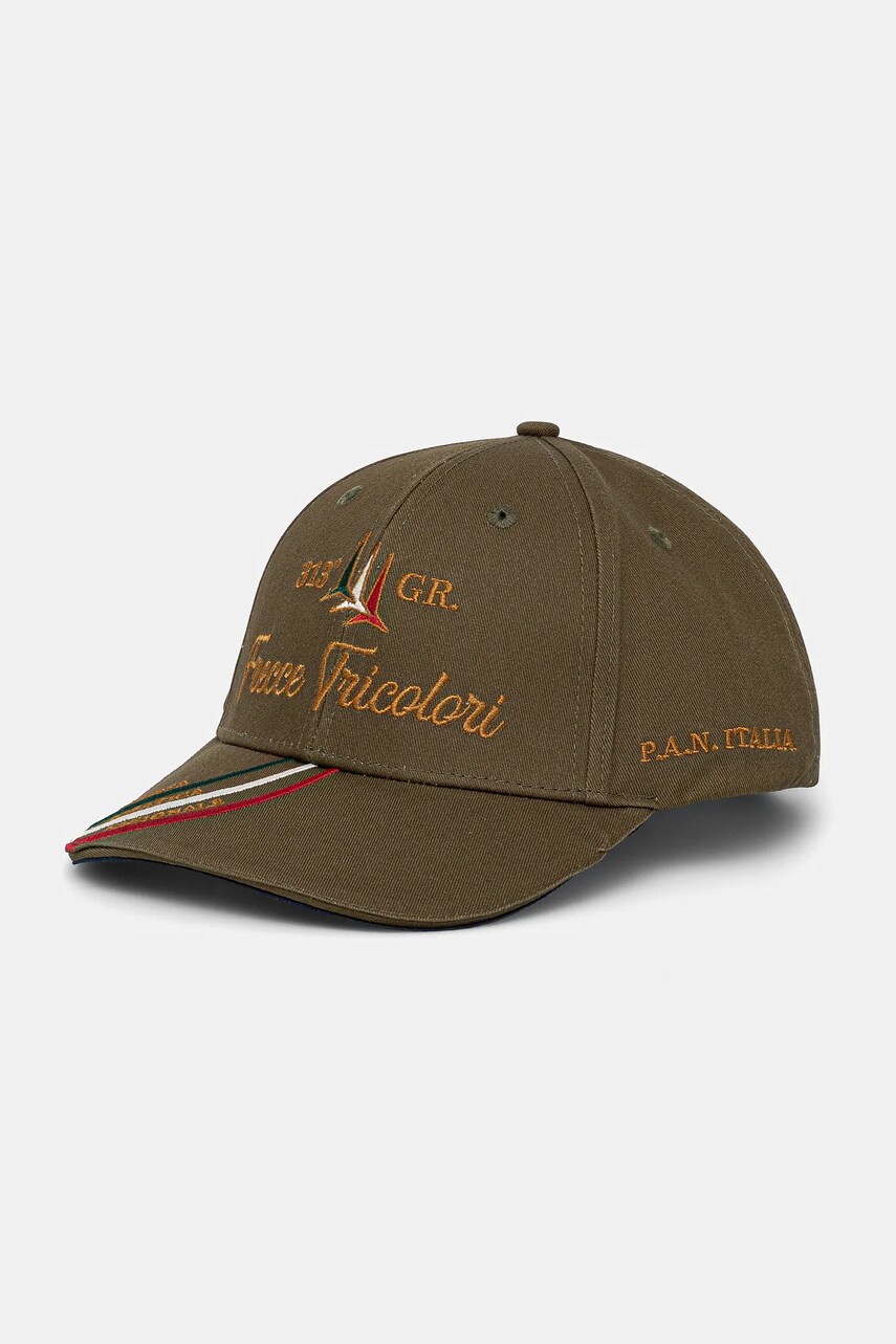 Aeronautica Militare șapcă de baseball din bumbac culoarea verde, cu imprimeu, HA1205CT3299