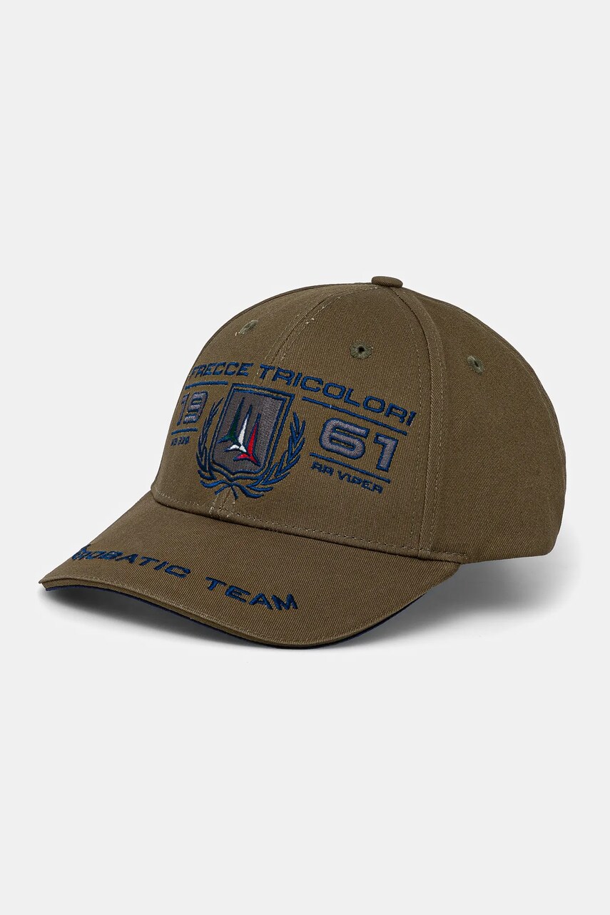 Aeronautica Militare șapcă de baseball din bumbac culoarea verde, cu imprimeu, HA1206CT3299