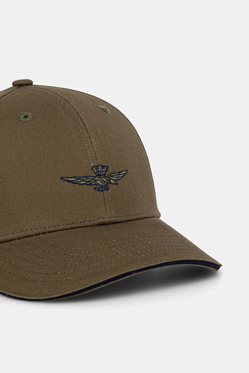 Кепка Aeronautica Militare цвет зелёный с аппликацией HA1212CT3299 Кепка Aeronautica Militare цвет зелёный с аппликацией HA1212CT3299