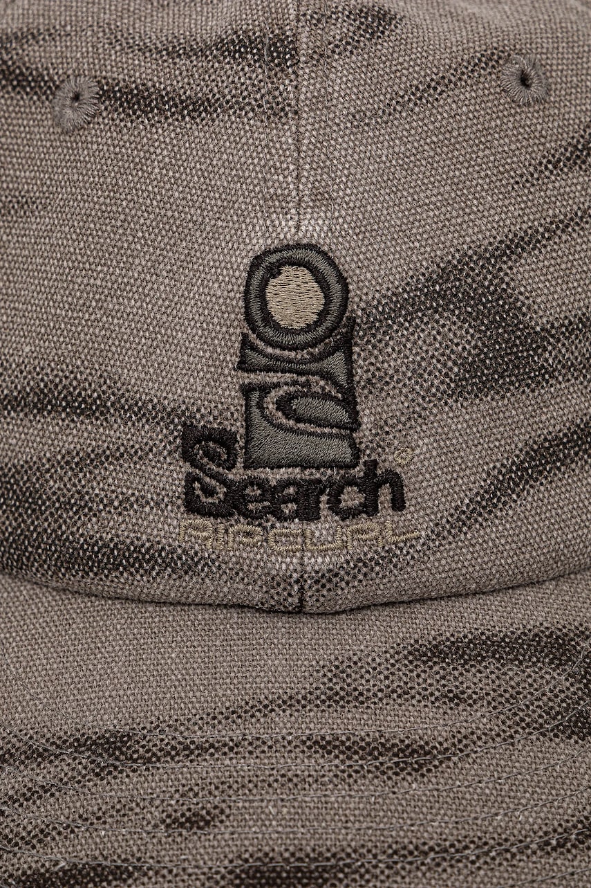 Хлопковая кепка Rip Curl мужская цвет коричневый с аппликацией 1FWMHE Хлопковая кепка Rip Curl мужская цвет коричневый с аппликацией 1FWMHE