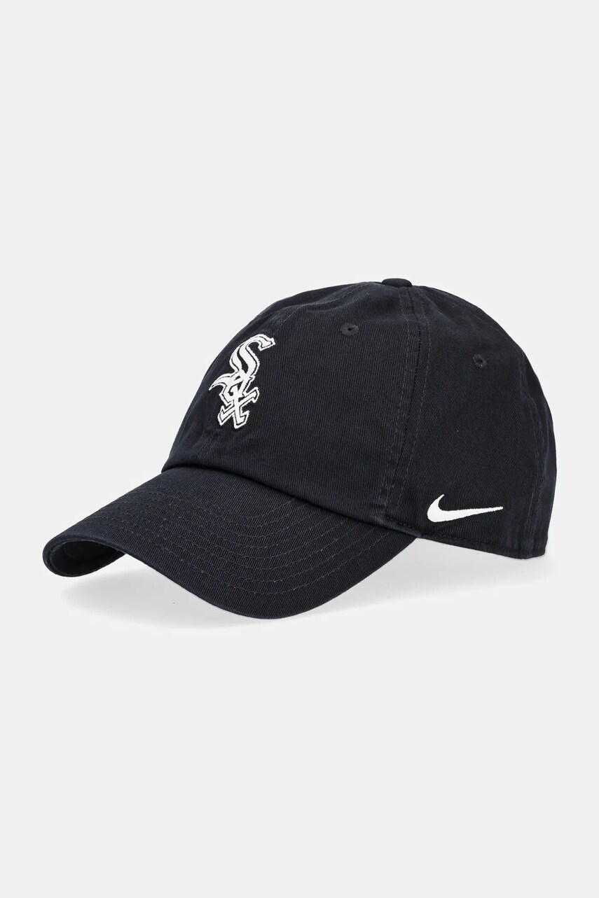 Nike șapcă de baseball din bumbac Chicago White Sox culoarea albastru marin, cu imprimeu, NB01-00A-RX-BEK
