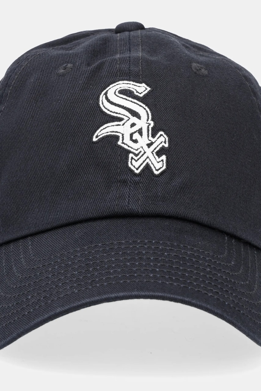 Хлопковая кепка Nike Chicago White Sox цвет синий с аппликацией NB01-00A-RX-BEK Хлопковая кепка Nike Chicago White Sox цвет синий с аппликацией NB01-00A-RX-BEK