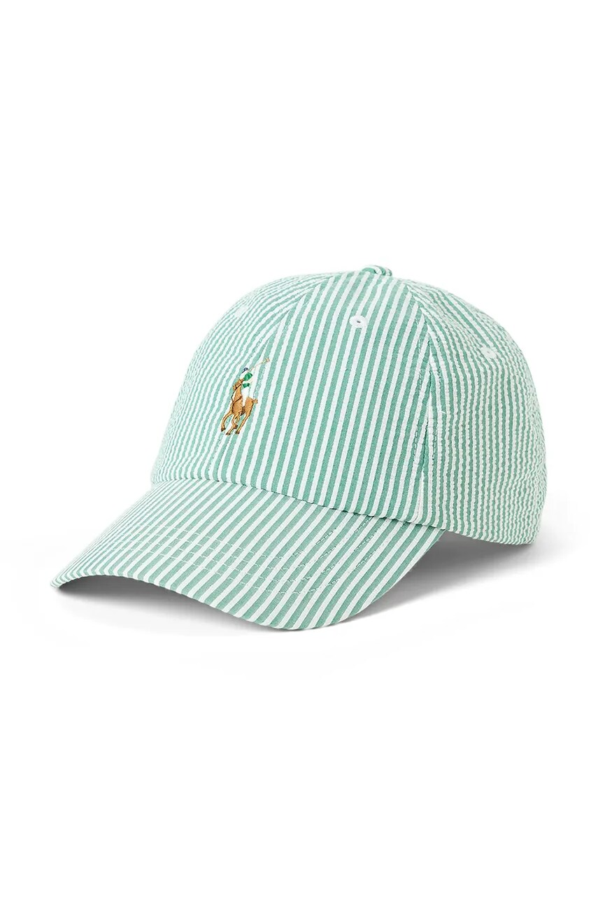 Levně Kšiltovka Polo Ralph Lauren zelená barva, vzorovaná, 710957166