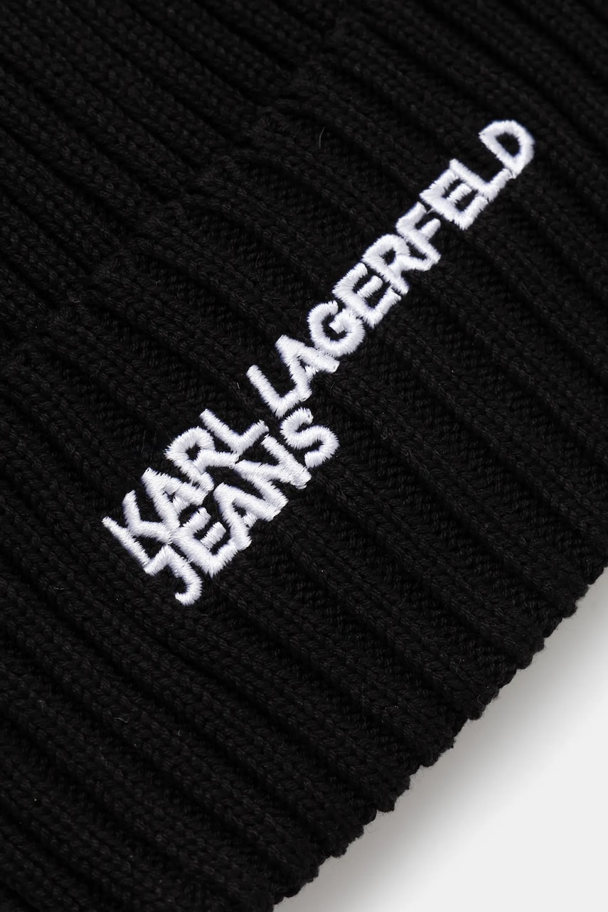 Шапка Karl Lagerfeld Jeans цвет чёрный A1W33004 Шапка Karl Lagerfeld Jeans цвет чёрный A1W33004