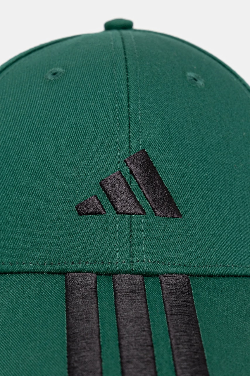Кепка adidas BBALL 3S CAP NL цвет зелёный с аппликацией JP0388 Кепка adidas BBALL 3S CAP NL цвет зелёный с аппликацией JP0388