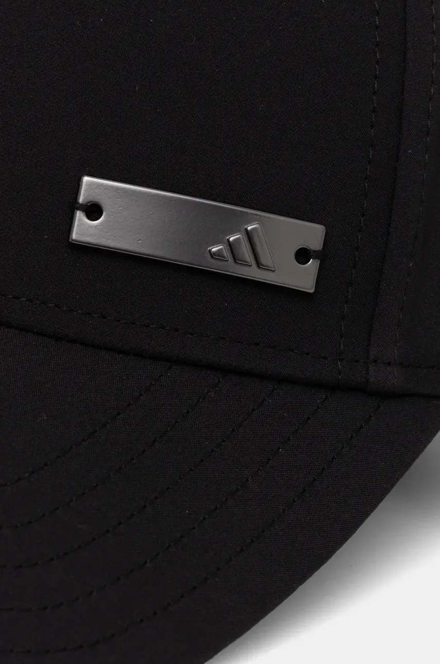Кепка adidas BB CAP LT MET цвет чёрный с аппликацией JE5653 Кепка adidas BB CAP LT MET цвет чёрный с аппликацией JE5653