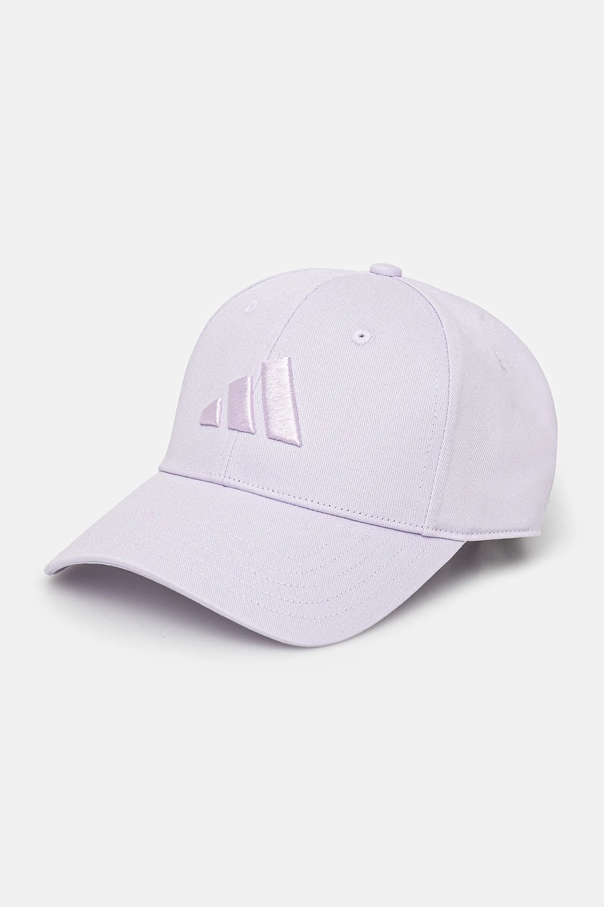 adidas sapca BBALL CAP TONAL culoarea violet, neted, JC8880 adidas sapca BBALL CAP TONAL culoarea violet, neted, JC8880