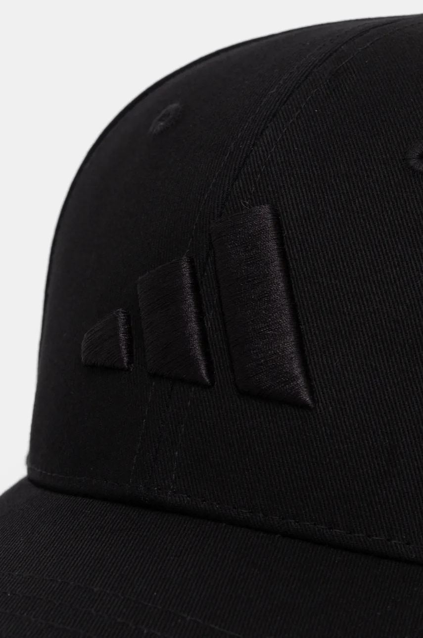 Кепка adidas BBALL CAP TONAL цвет чёрный с аппликацией JE5657 Кепка adidas BBALL CAP TONAL цвет чёрный с аппликацией JE5657