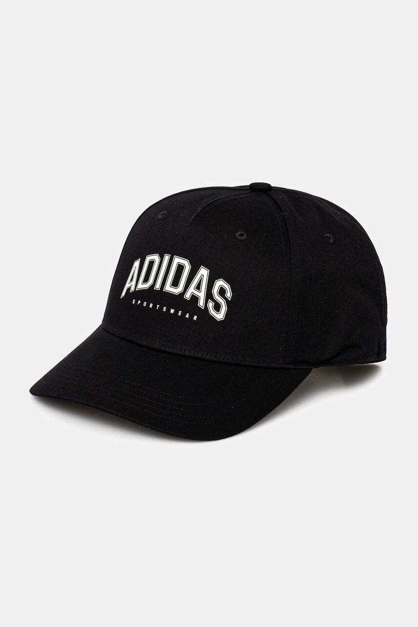 adidas sapca U VARSITY CAP culoarea negru, cu imprimeu, JP4818