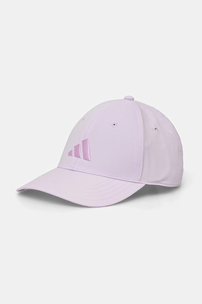 adidas sapca BBCAP LT NL culoarea violet, neted, JN2413