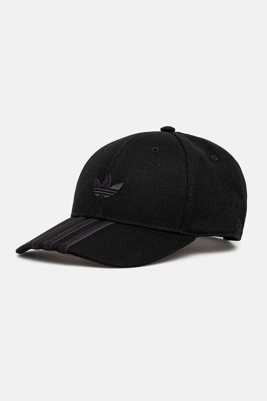 adidas Originals șapcă de baseball din bumbac BASEBALL culoarea negru, cu imprimeu, JN5831 adidas Originals șapcă de baseball din bumbac BASEBALL culoarea negru, cu imprimeu, JN5831