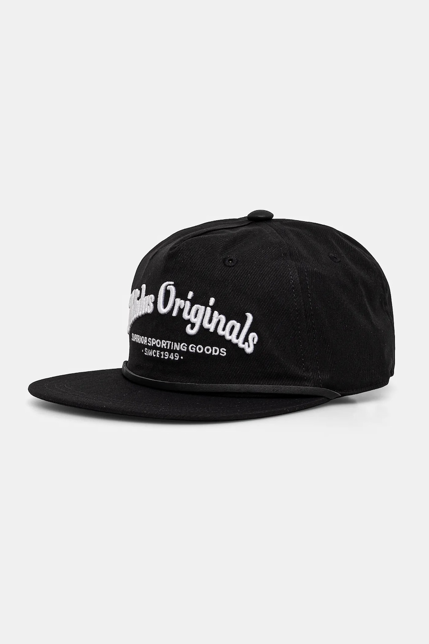 adidas Originals șapcă FLATBRIM culoarea negru, cu imprimeu, JD0997 adidas Originals șapcă FLATBRIM culoarea negru, cu imprimeu, JD0997