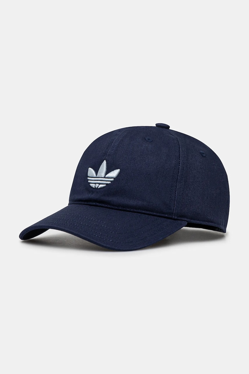 adidas Originals șapcă de baseball din bumbac BASEBALL AC culoarea albastru marin, cu imprimeu, JC6030 adidas Originals șapcă de baseball din bumbac BASEBALL AC culoarea albastru marin, cu imprimeu, JC6030