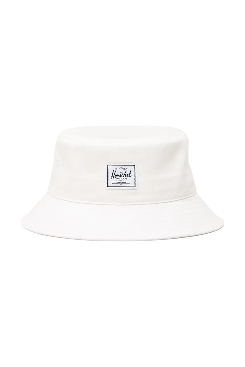 Levně Bavlněný klobouk Herschel šedá barva, 50555-05977