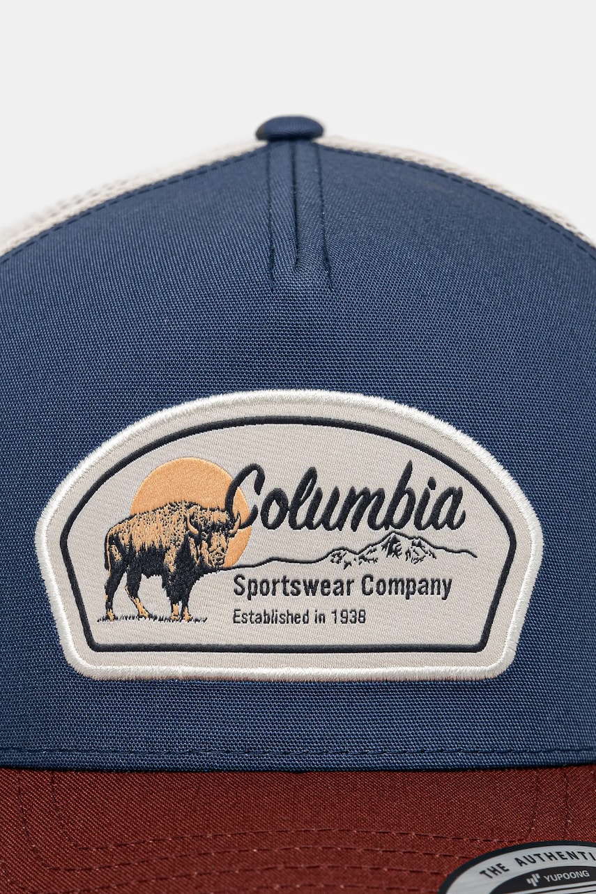 Кепка Columbia цвет синий с аппликацией 2120421 Кепка Columbia цвет синий с аппликацией 2120421