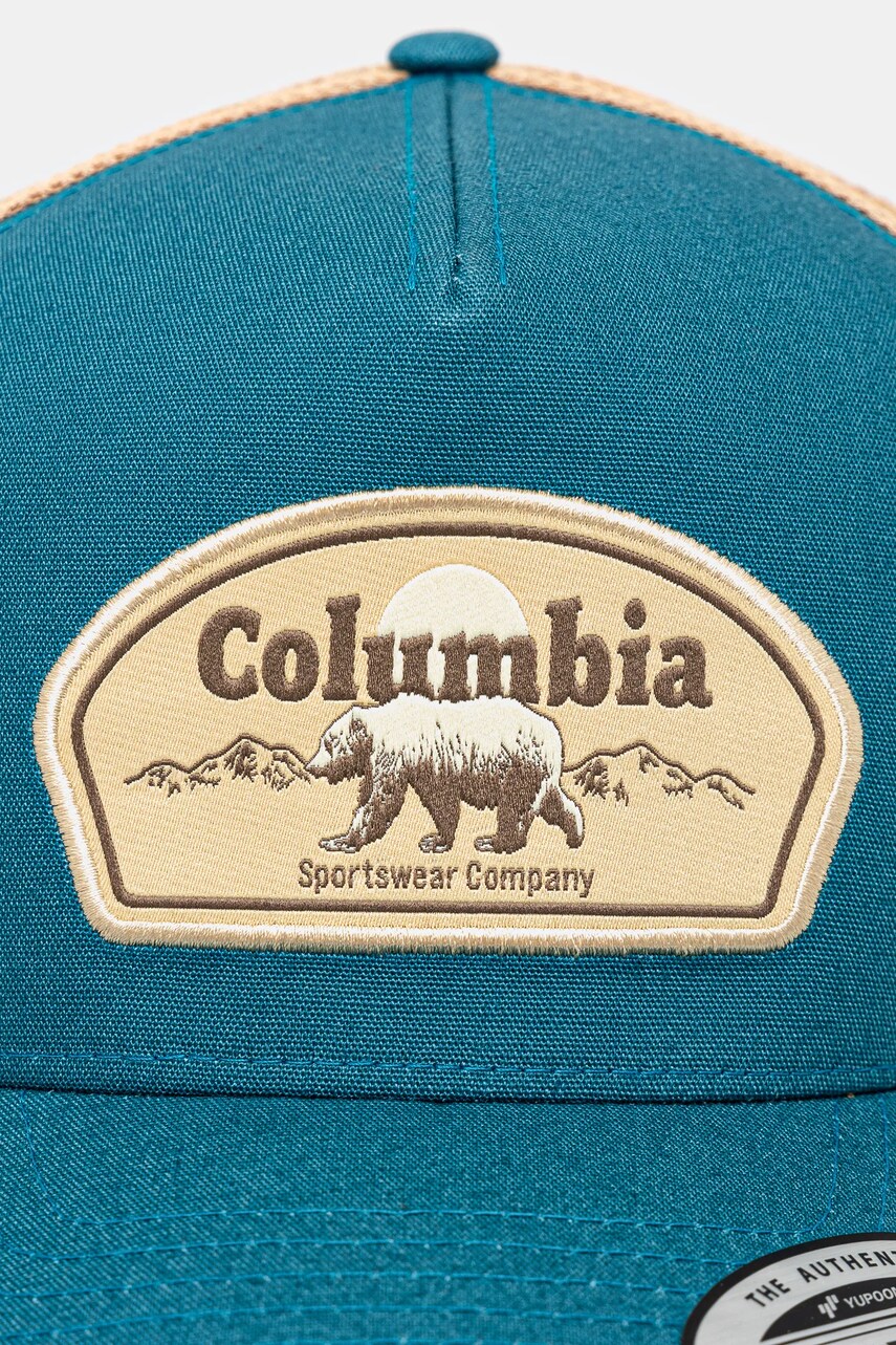 Кепка Columbia цвет зелёный с аппликацией 2120421 Кепка Columbia цвет зелёный с аппликацией 2120421