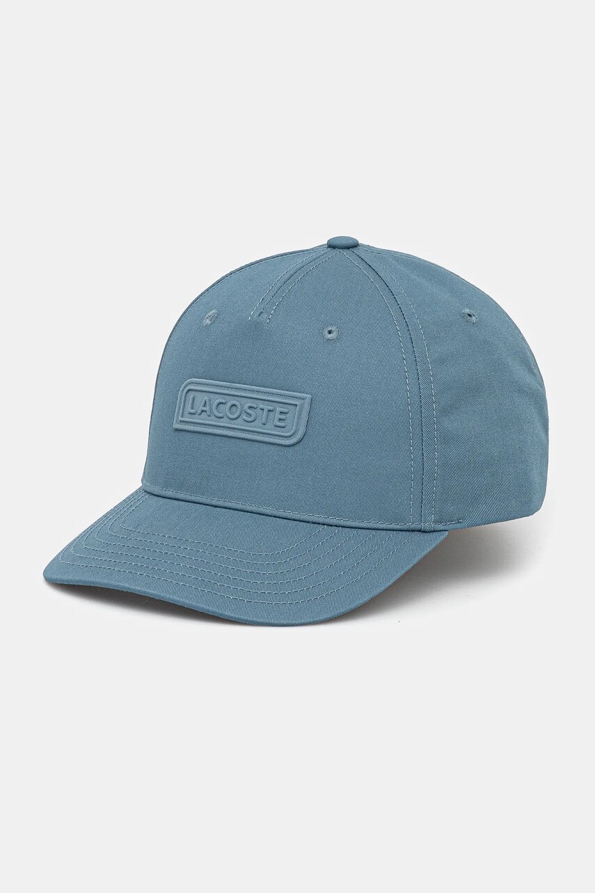 Levně Kšiltovka Lacoste modrá barva, s aplikací, RK0742