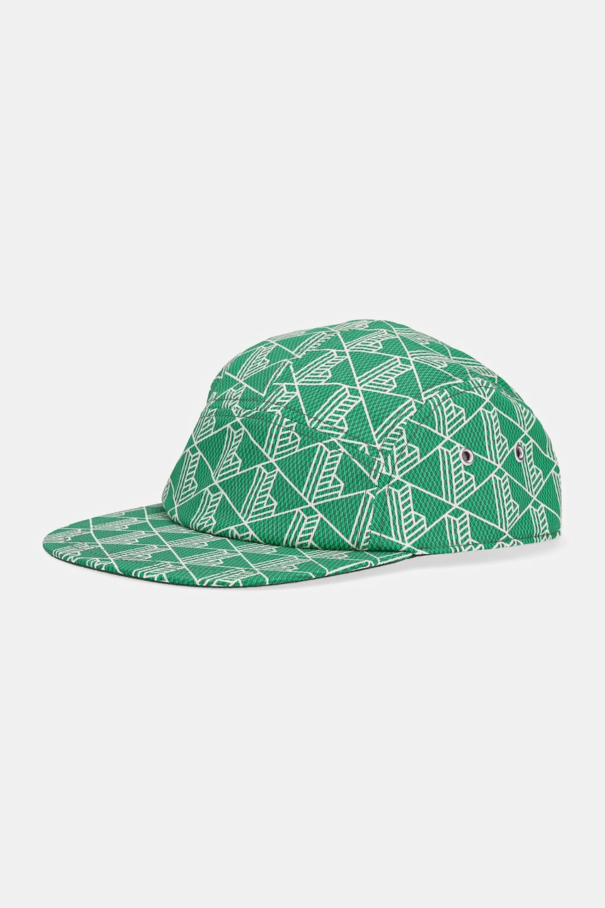 Lacoste șapcă de baseball din bumbac culoarea verde, modelator, RK0763 Lacoste șapcă de baseball din bumbac culoarea verde, modelator, RK0763
