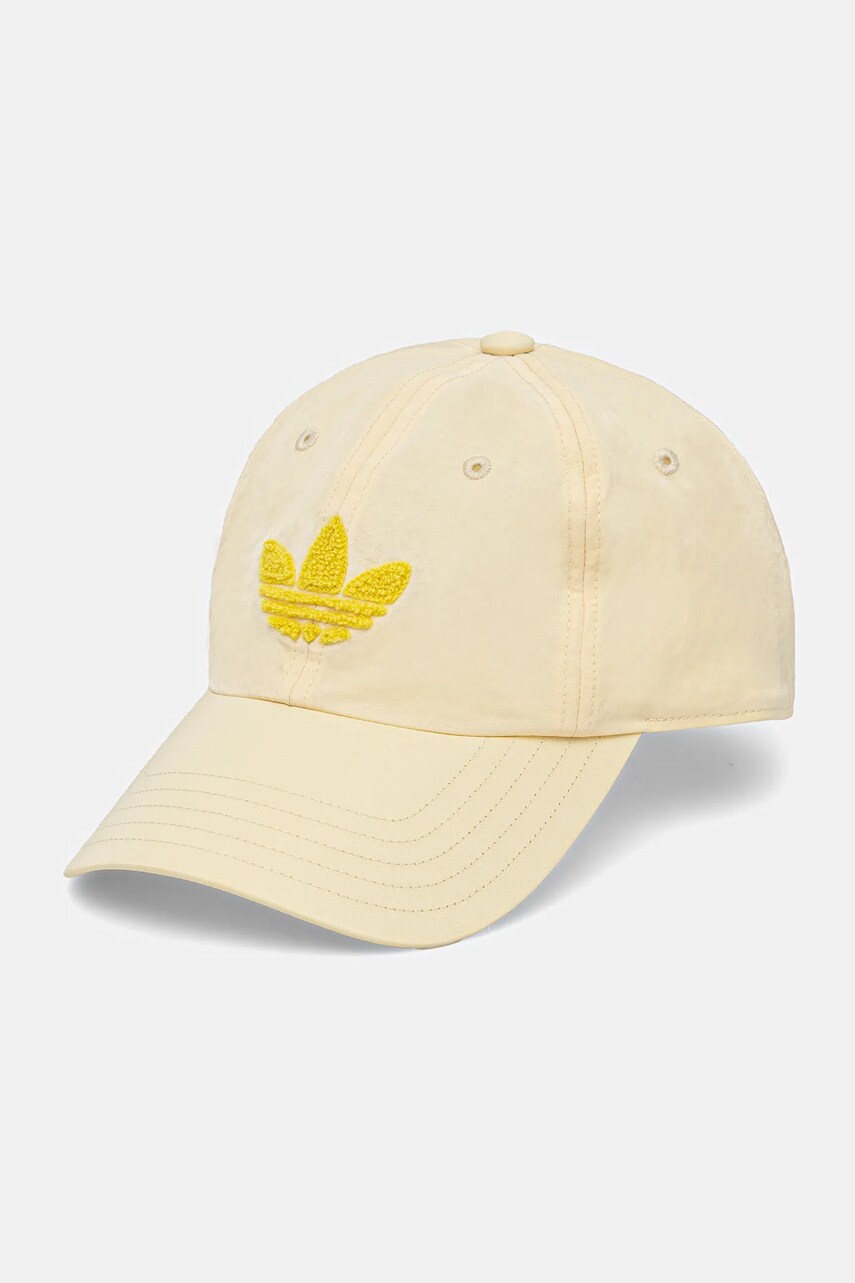 adidas Originals sapca culoarea galben, cu imprimeu, JD5352