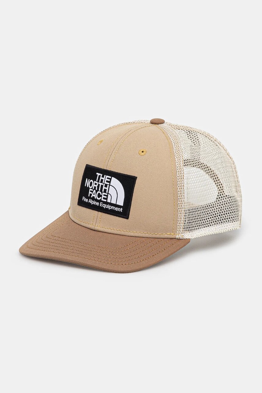 The North Face sapca Deep Fit Mudder culoarea maro, cu imprimeu, NF0A5FX8WK21